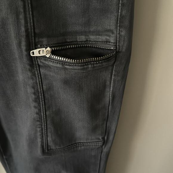 PISTOLA HANNAH SKINNY CROPPED CARGO PANTS GRAY SIZE 27 - Picture 4 of 7